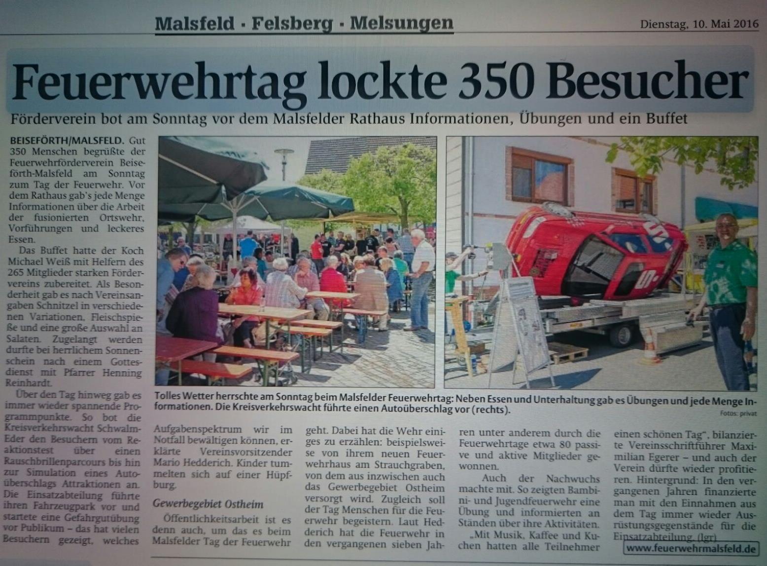 Tag der Feuerwehr 2016